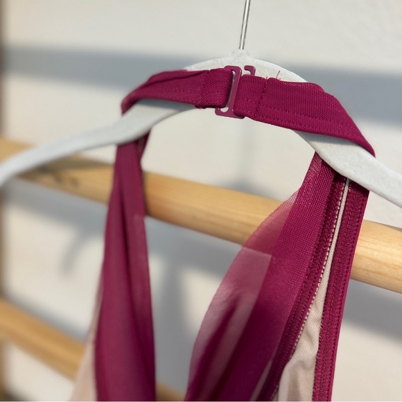 Balera Mesh Halter Dress with Cowl Neck for Women - Picture 5 of 7